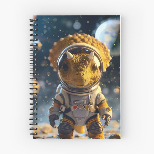 Item preview, Cute Triceratops Dinosaur Space Suit Astronaut on Futurist Planet designed and sold by Mullet Monkey.