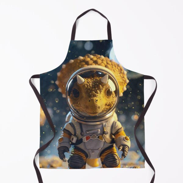 Item preview, Cute Triceratops Dinosaur Space Suit Astronaut on Futurist Planet designed and sold by Mullet Monkey.