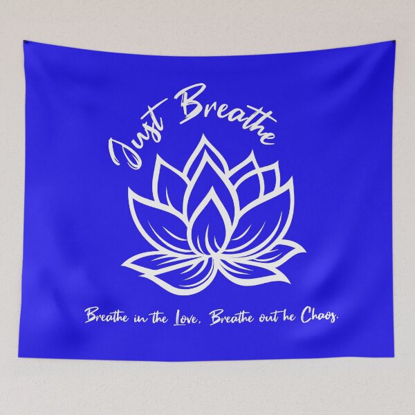 Item preview, Just Breathe Lotus, Breathe in the Love Breathe out the Chaos designed and sold by Pfienix.