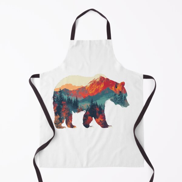 Item preview, Bear Mountains Landscape designed and sold by NicolasGlowArt.