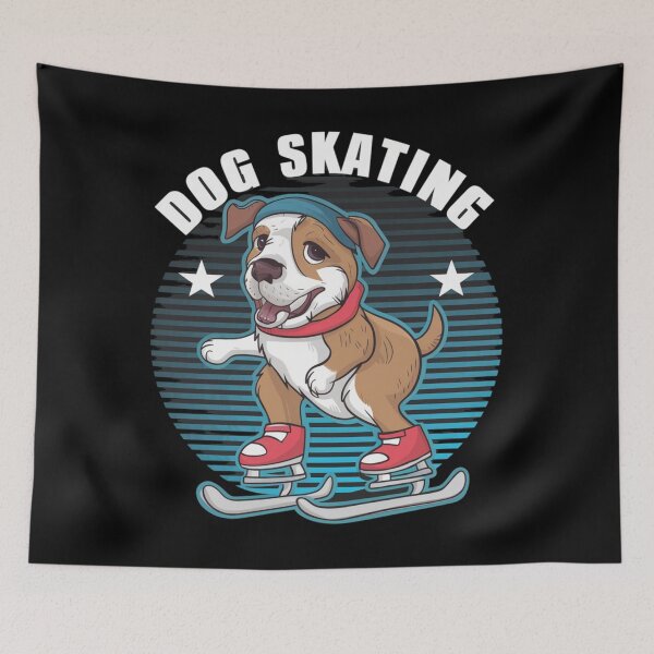 Item preview, Ice Skating Dog designed and sold by Ocdawa.