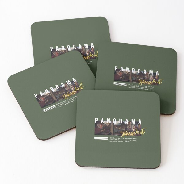 Item preview, Panorama - Unterschrift | Green Background designed and sold by RM-Journey.