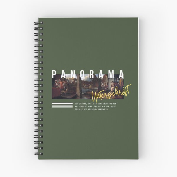 Item preview, Panorama - Unterschrift | Green Background designed and sold by RM-Journey.