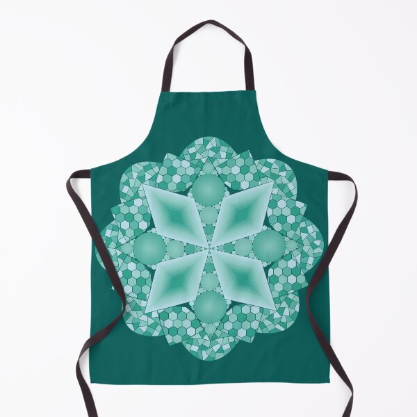 Item preview, Light Blue Geometric Flower With Shaded Center designed and sold by DHTDesigns.