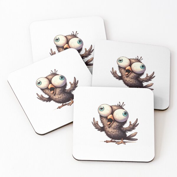 Item preview, Funny Crazy Bird designed and sold by UMakusia.