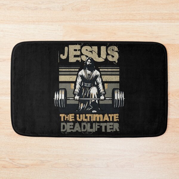 Item preview, Jesus The Ultimate Deadlifter designed and sold by Heather  Wheeler.