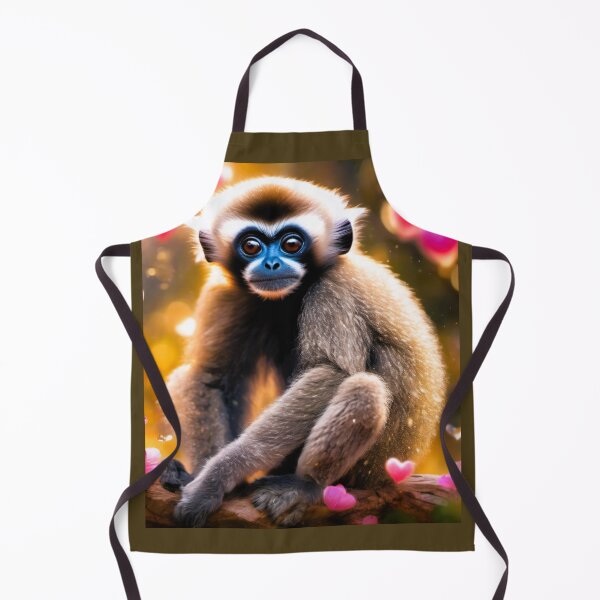 Item preview, young gibbon observes attentively designed and sold by janjacbu.