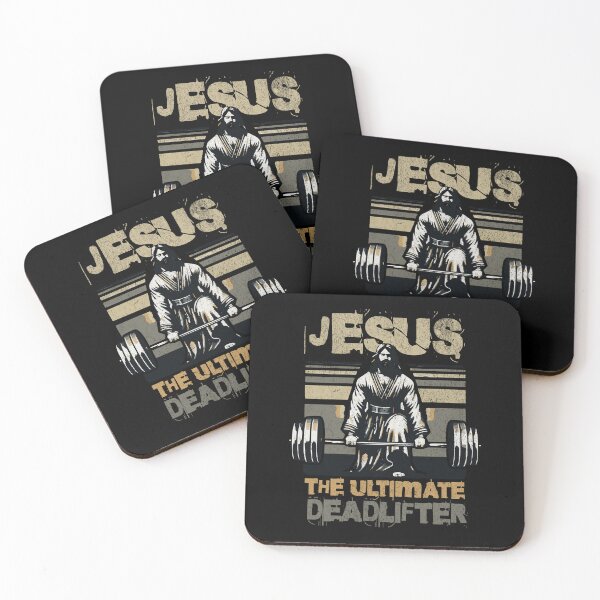 Item preview, Jesus The Ultimate Deadlifter designed and sold by Heather  Wheeler.
