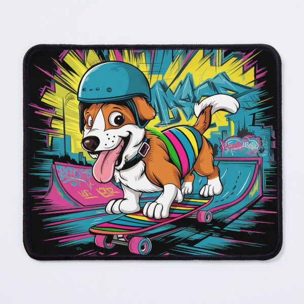 Item preview, cute skater dog designed and sold by Ocdawa.
