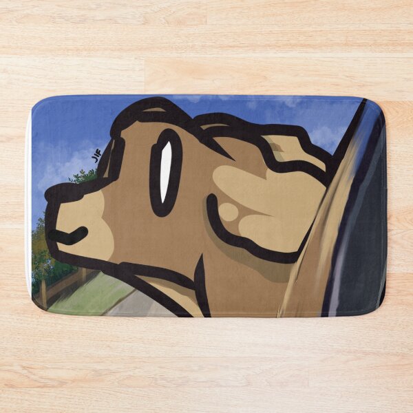 Item preview, #042 Dog on a Car Trip designed and sold by Jasmine Froley.