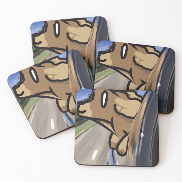 Item preview, #042 Dog on a Car Trip designed and sold by Jasmine Froley.