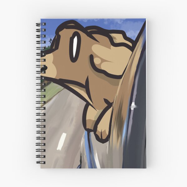 Item preview, #042 Dog on a Car Trip designed and sold by Jasmine Froley.