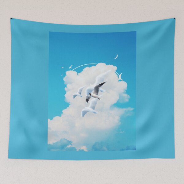 Item preview, Fly Free Birds Cloud designed and sold by Ariz Rab.