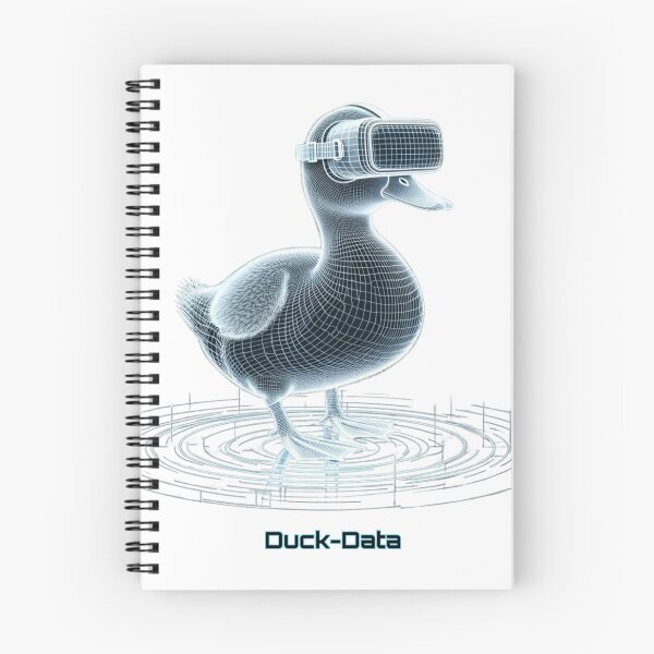 Item preview, Duck-Data - QuackVision's Digital Dive designed and sold by PixyPrint.