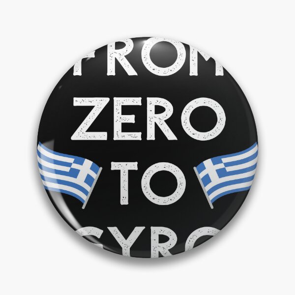 Item preview, Zero To Gyro Greek Flag Greece Pride Ellas  designed and sold by MKCollabs.