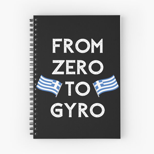 Item preview, Zero To Gyro Greek Flag Greece Pride Ellas  designed and sold by MKCollabs.