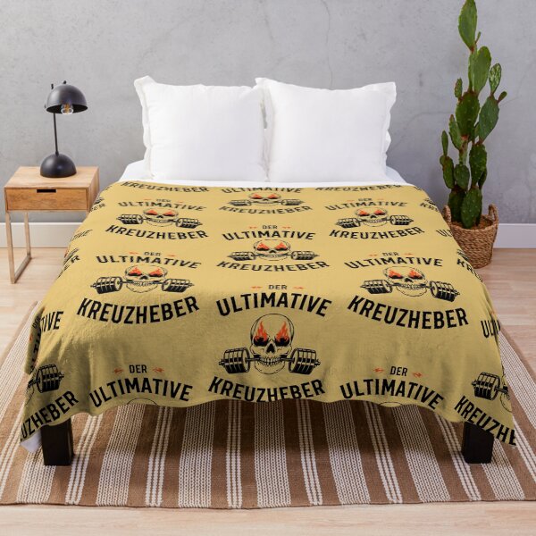 Item preview, Der ultimative Kreuzheber | Skull Illustration | Yellow Background designed and sold by RM-Journey.