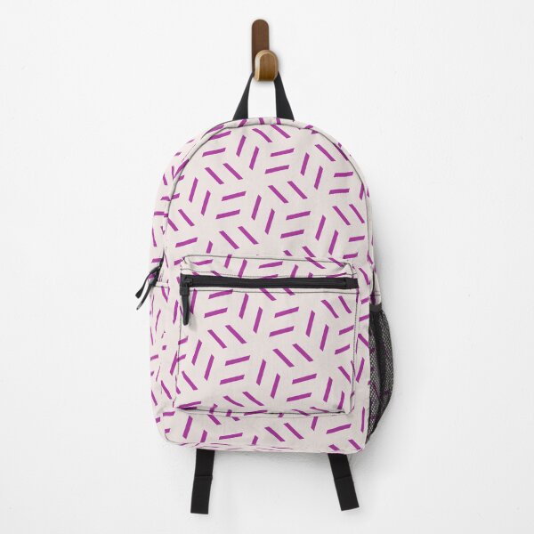 Item preview, Purple Double Line Hash Marks Pink Universal Canvases designed and sold by Alchemy-A-La-G.