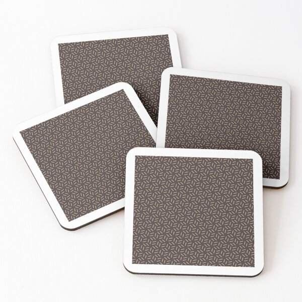 Item preview, Beige Double Line Hash Marks Brown Universal Canvases designed and sold by Alchemy-A-La-G.