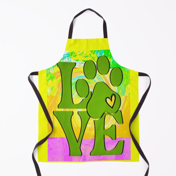 Item preview, Vibrant Paws of Love - Bold Graphic Art for Pet Lovers designed and sold by gleefulme.