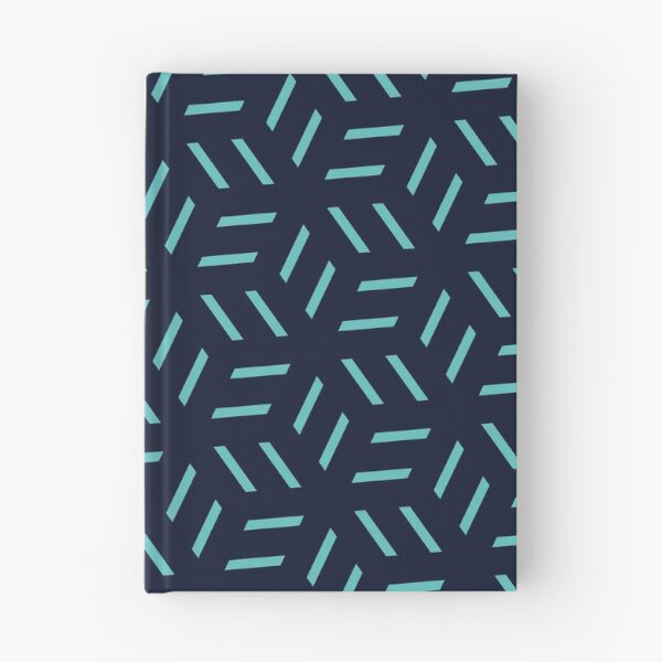 Item preview, Teal Double Line Hash Marks Black Universal Canvases designed and sold by Alchemy-A-La-G.