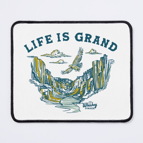 Item preview, Life Is Grand. Grand Canyon National Park Arizona Travel Art designed and sold by The Whiskey Ginger Design Shop.