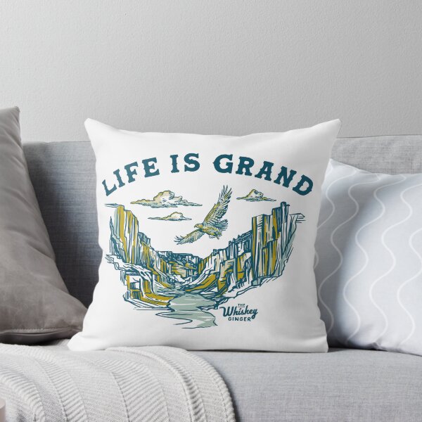 Item preview, Life Is Grand. Grand Canyon National Park Arizona Travel Art designed and sold by The Whiskey Ginger Design Shop.