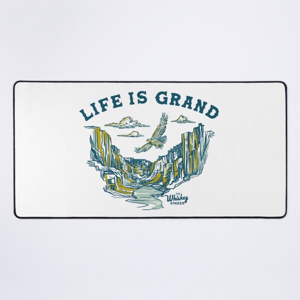 Item preview, Life Is Grand. Grand Canyon National Park Arizona Travel Art designed and sold by The Whiskey Ginger Design Shop.