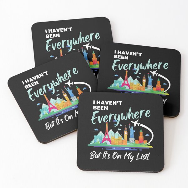 Item preview, I Haven't Been Everywhere Travel Bucket List World Traveler designed and sold by edesignprints.