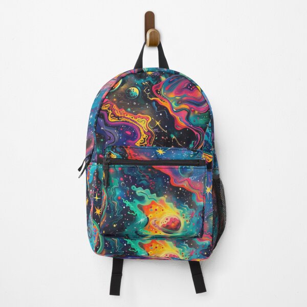 Item preview, Vibrant Color Space Pattern: Galactic Elegance designed and sold by PaperCrazed.