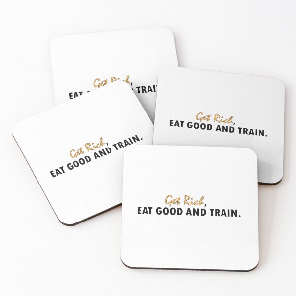 Item preview, Get Rich, Eat Good and Train. designed and sold by Positive Mindzet!.