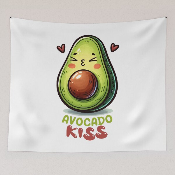 Item preview, avocado kiss - funny avocado designed and sold by Kondi-Art.
