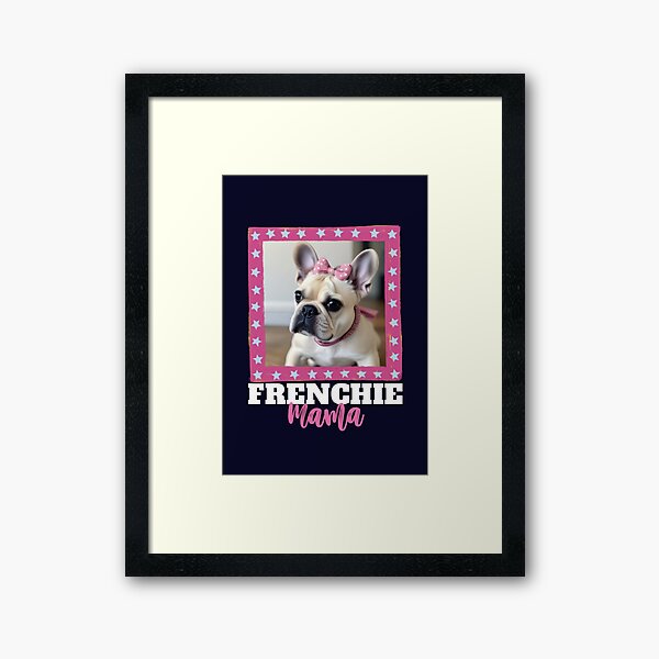 Item preview, Frenchie Mama Funny Bulldog Pink Bows Pet Lover Mom designed and sold by SunfullyYours.