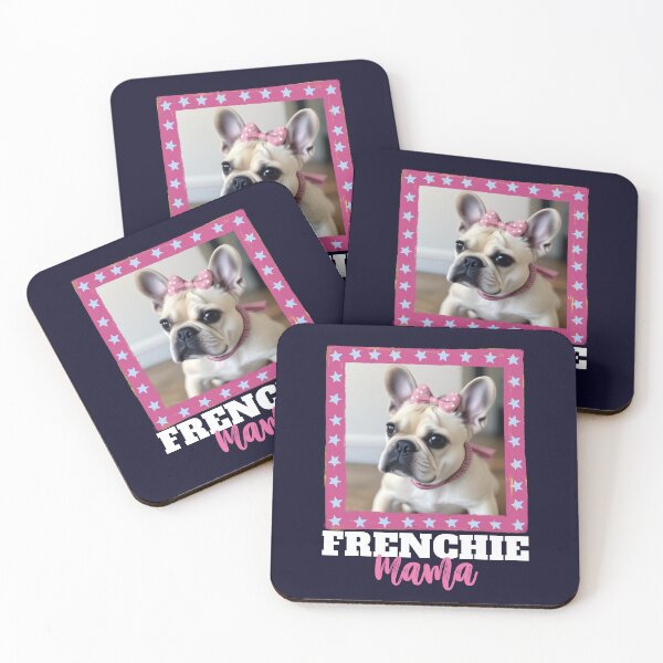 Item preview, Frenchie Mama Funny Bulldog Pink Bows Pet Lover Mom designed and sold by SunfullyYours.