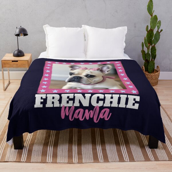 Item preview, Frenchie Mama Funny Bulldog Pink Bows Pet Lover Mom designed and sold by SunfullyYours.