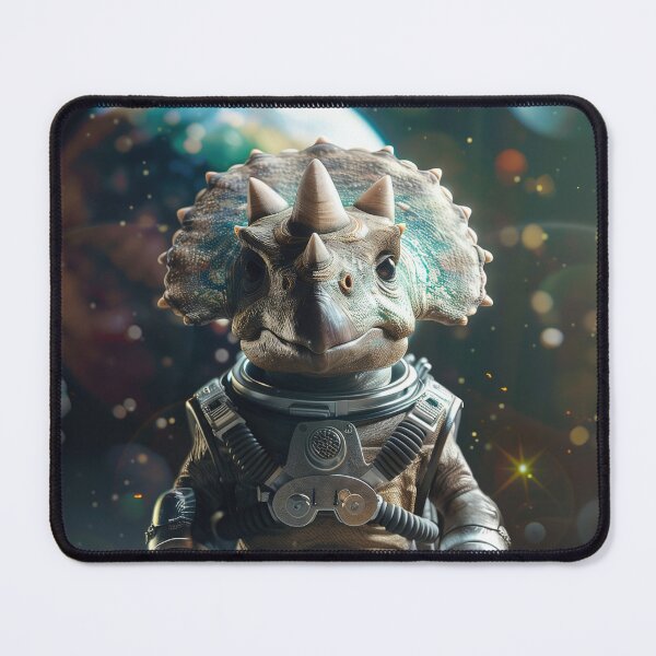 Item preview, Adventurous Tiny Triceratops: Exploring Alien Worlds in Galactic Gear designed and sold by Mullet Monkey.
