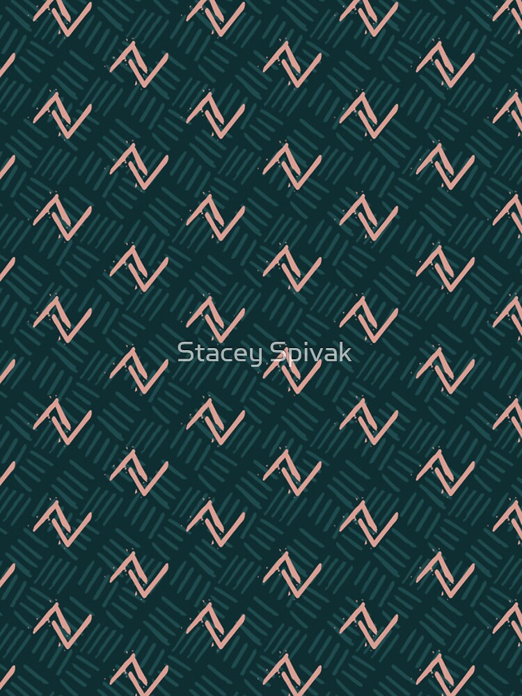 Thumbnail 4 of 4, Samsung Galaxy Phone Case, Thatched Chevron || Abstract Repeating Pattern designed and sold by PRCreative.
