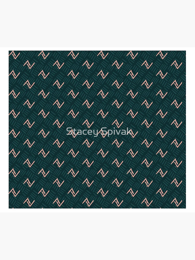 Thumbnail 5 of 5, Mouse Pad, Thatched Chevron || Abstract Repeating Pattern designed and sold by Stacey Spivak.