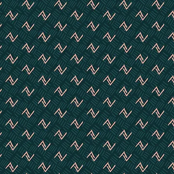 Artwork thumbnail, Thatched Chevron || Abstract Repeating Pattern by Stacey Spivak