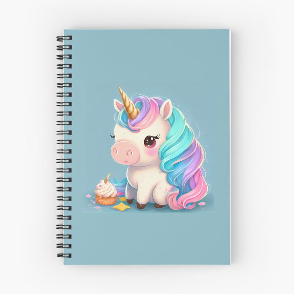 Item preview, Magical unicorn eating a cupcake designed and sold by Quiki.