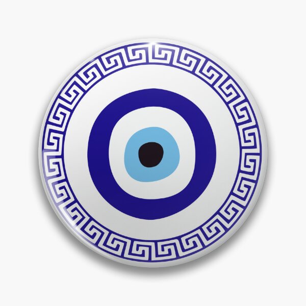 Item preview, Im Watching You, Malaka! Funny Greek Protective Eye Greek Key designed and sold by Rebel-Design.