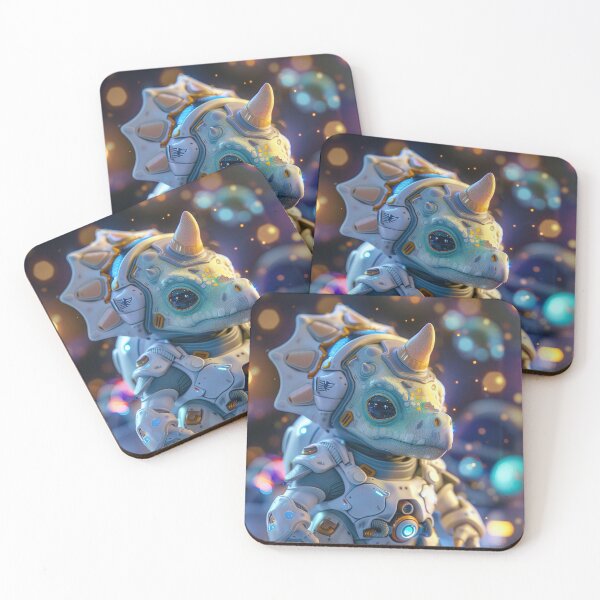 Item preview, Charming Triceratops Astronaut Ventures Across Alien Terrain designed and sold by Mullet Monkey.