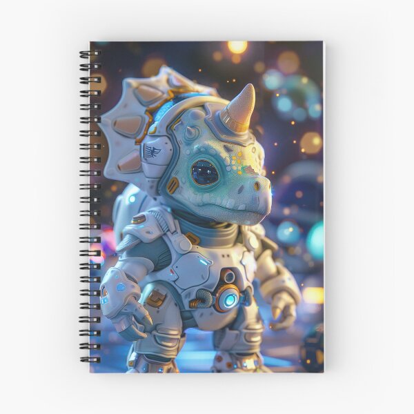 Item preview, Charming Triceratops Astronaut Ventures Across Alien Terrain designed and sold by Mullet Monkey.