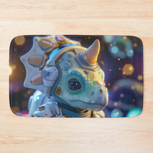Item preview, Charming Triceratops Astronaut Ventures Across Alien Terrain designed and sold by Mullet Monkey.