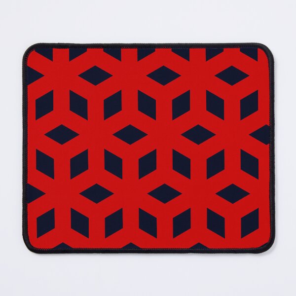 Item preview, Black Cube Silhouette Diamond Snowflake Red Universal Canvases designed and sold by Alchemy-A-La-G.