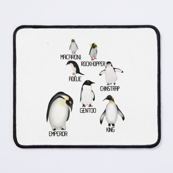 Item preview, Labeled Antarctic Penguins designed and sold by ArtAndBliss.