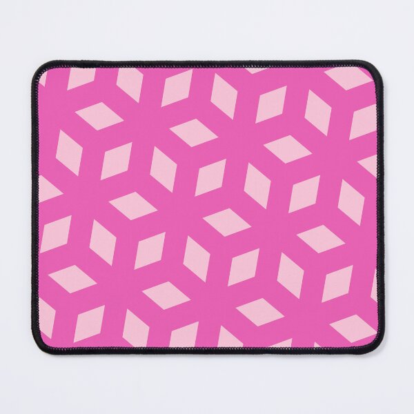 Item preview, Pink Cube Silhouette Diamond Snowflake Hot-Pink Universal Canvases designed and sold by Alchemy-A-La-G.