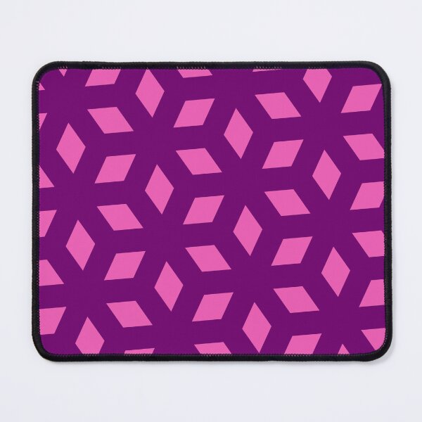 Item preview, Pink Cube Silhouette Diamond Snowflake Purple Universal Canvases designed and sold by Alchemy-A-La-G.