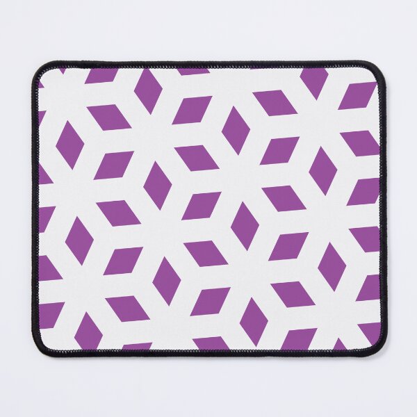 Item preview, Purple Cube Silhouette Diamond Snowflake White Universal Canvases designed and sold by Alchemy-A-La-G.