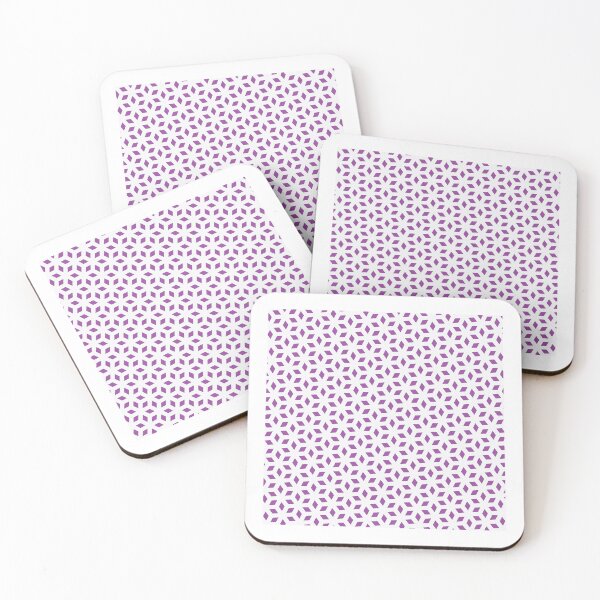 Item preview, Purple Cube Silhouette Diamond Snowflake White Universal Canvases designed and sold by Alchemy-A-La-G.